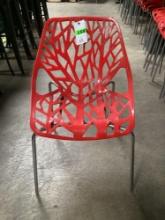 (4) Birds nest lounge chairs*Red*