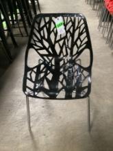 (4) Birds nest lounge chairs*Black*