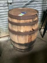 (2) decorative barrels