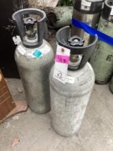 (2) mini carbon dioxide air cylinders