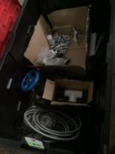 Box lot of material