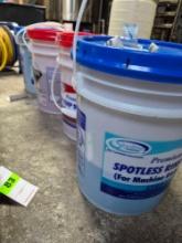 Lot of (4) Cleaning Buckets