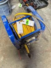 Shop Air Hose with Retractable Rack