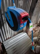 Shop Air Hose with Retracting Rack