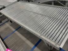 Roach Double (Split Lane) Gravity Roller Conveyor Section