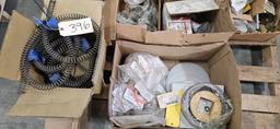 Pallet of misc. springs, bushings, bearings and more