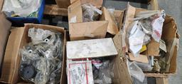 Pallet of misc. springs, bushings, bearings and more