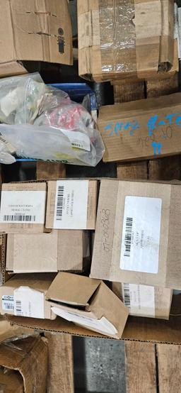 Pallet of misc. springs, bushings, bearings and more