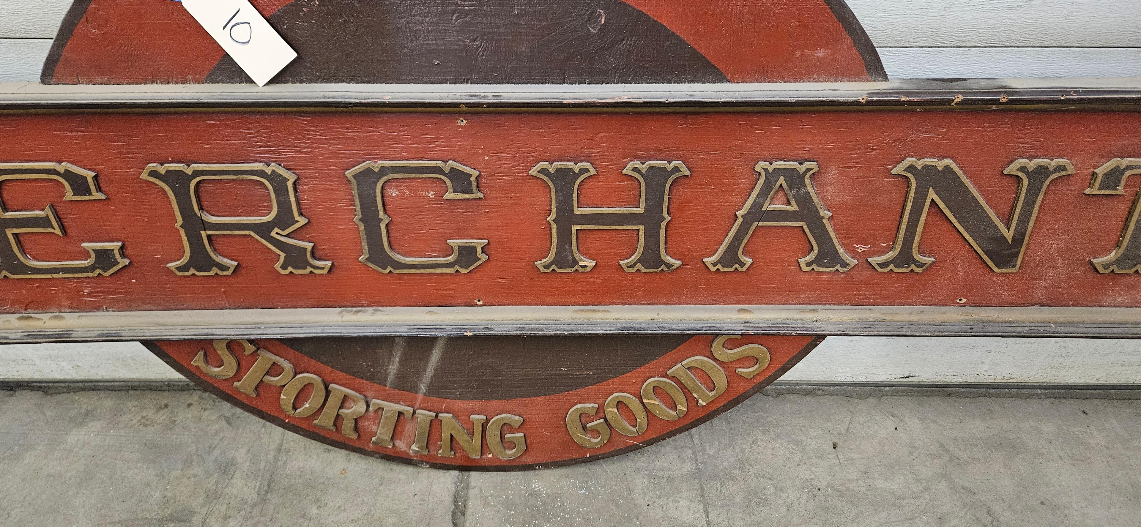 Merchant Sporting Goods Sign