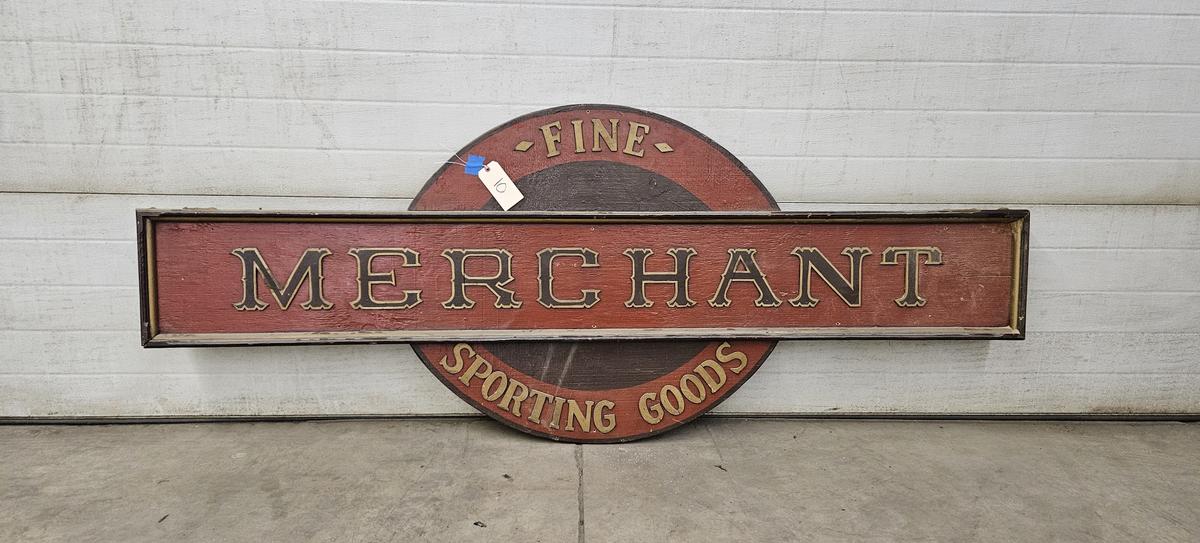 Merchant Sporting Goods Sign