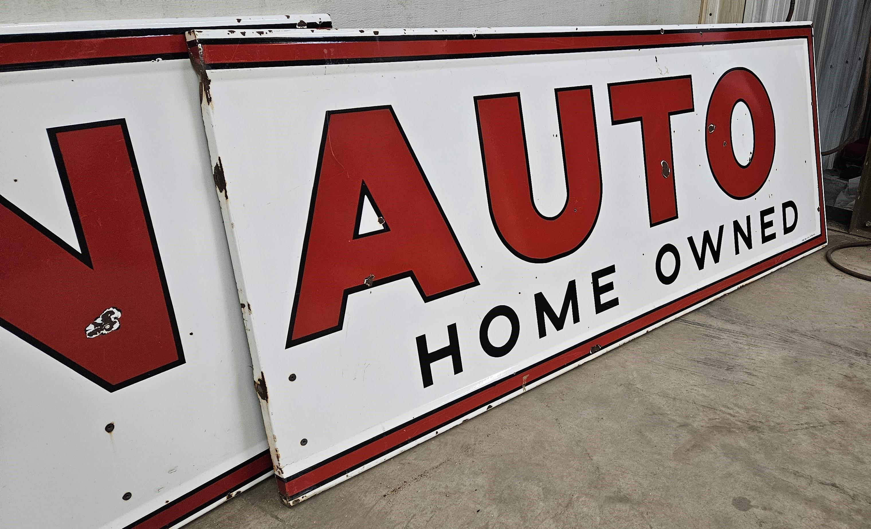 Western Auto Associate Porcelain Sign - large