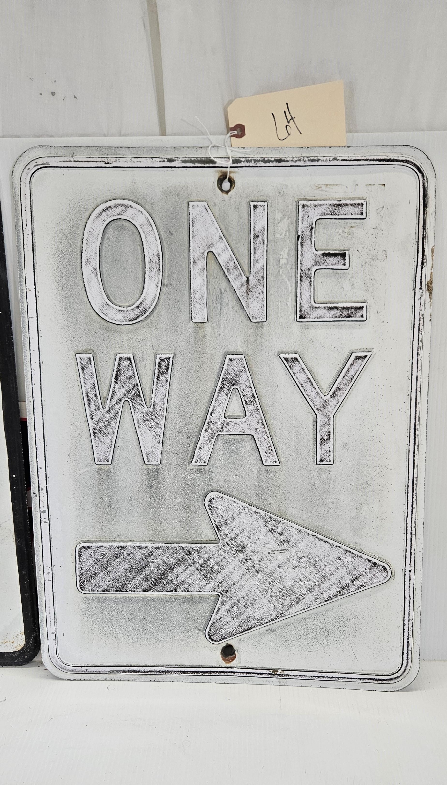 One Way Sign