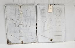 One Way Sign
