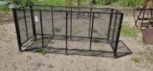 Steel Cage with Door - Approx. 8ft x 3ft