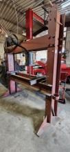 8' H x 7' W Homemade Sliding Hydraulic Press