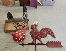 3 - Rooster Decorations