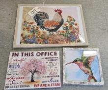 3 - Artwork Wall Pieces