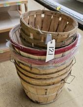 Assortment of Bushel Baskets