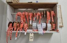 Wall Hanging Sticker Rack/Holder with extra Meat Related Stickers