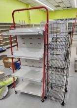 2 - Rolling Freestanding Racks/Displays