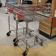 2 - Metal Shopping Carts/Buggies