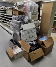 Large Assortment of Plastic & Styrofoam Deli &  Meat Packing Supplies