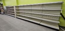 Single-Sided Gondola Shelving Units - Contents Not Included 0