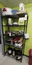 Metal Shelf Unit - Contents NOT Included