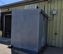Walk-in Freezer - Located outside - Contens not included