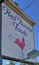 Red Rooster Foods Sign Only - Both Sides - NO POSTS OR BRACKETS