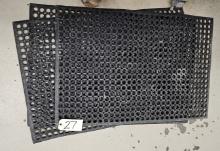 3 - Rubber Floor Mats - 24" x 36"