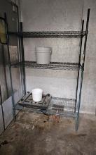 Metal 3-shelf Unit  - 24" x 48" x 72"