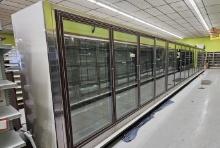 Zero Zone Commercial Freezer Unit - Model RT-4-DFR-KT - 16 Doors