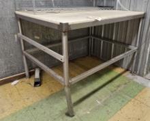 Stainless Steel Cutting Table - Shelf Not Included