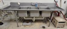 3 Tub Stainless Steel Sink