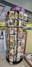 Spinning Card Rack with Cards/Contents