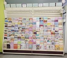 Card Rack/Display  with Cards/Contents