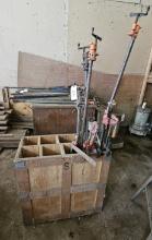 Assortment of Various Pipe Clamps with Storage Box