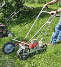 Walk-Behind Garden Cultivator & Earthway Garden Seeder