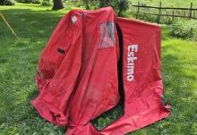 Eskimo Pull-Over Sled Ice Fishing Shelter