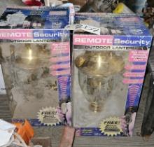 2 Remote Security Outdoor Lights new in box