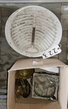 Assortment of Ash Trays & Vintage Porcelain Dish Drain