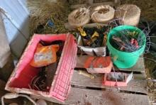Assortment of Electric Fencing Equipment & Twine