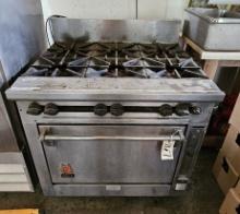 Wolf Commercial Stainless Steel Gas Range