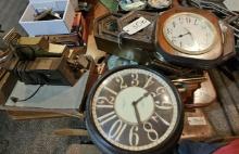 Assortment of Various Clocks