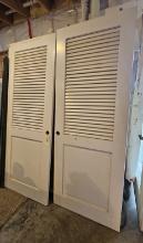 2 Louver sliding Closet Doors