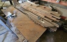 Assortment of Black Walnut & Red Cedar Rough Sawn Lumber