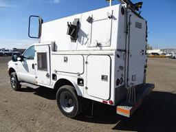 2000 FORD F450 XL Super Duty Hightop Utility Truck, 6.8L V8, Automatic, 8.5' Utility Box, Dually,