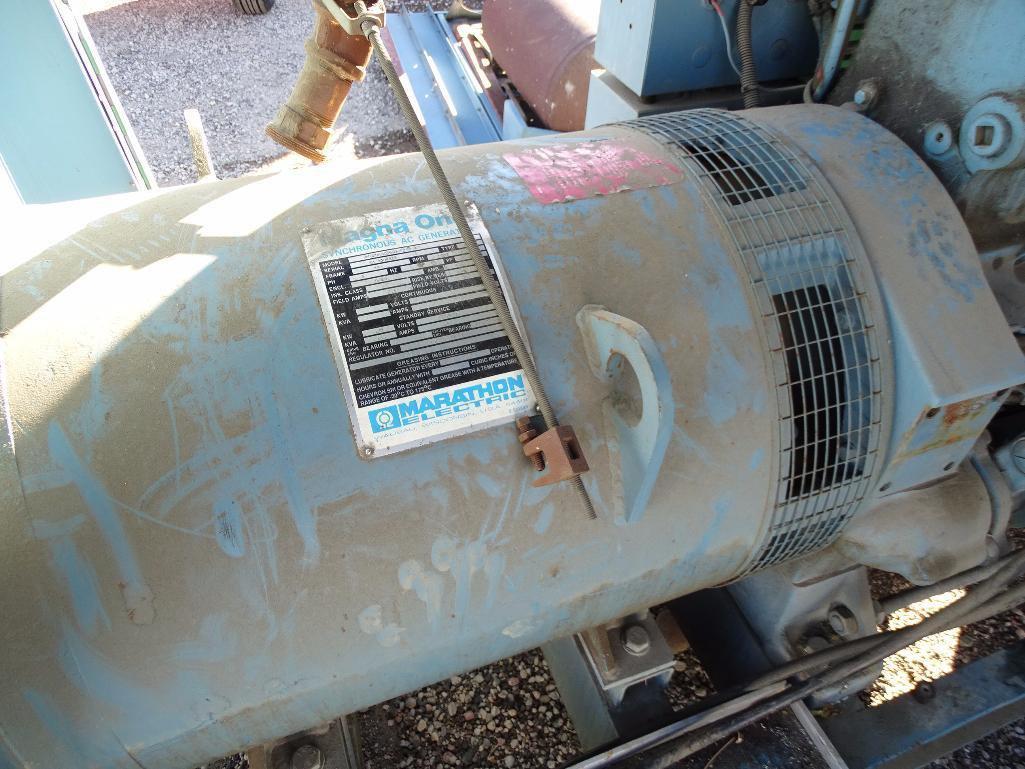 125KW Standby Generator, Cummins 6-Cylinder Gas Engine, Enclosure, Hour Meter Reads: 711, s/n:
