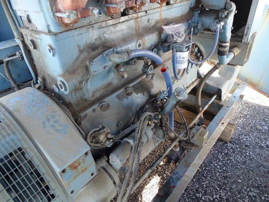 125KW Standby Generator, Cummins 6-Cylinder Gas Engine, Enclosure, Hour Meter Reads: 711, s/n: